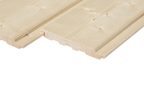 podbitka dachowa drewniana profil softline